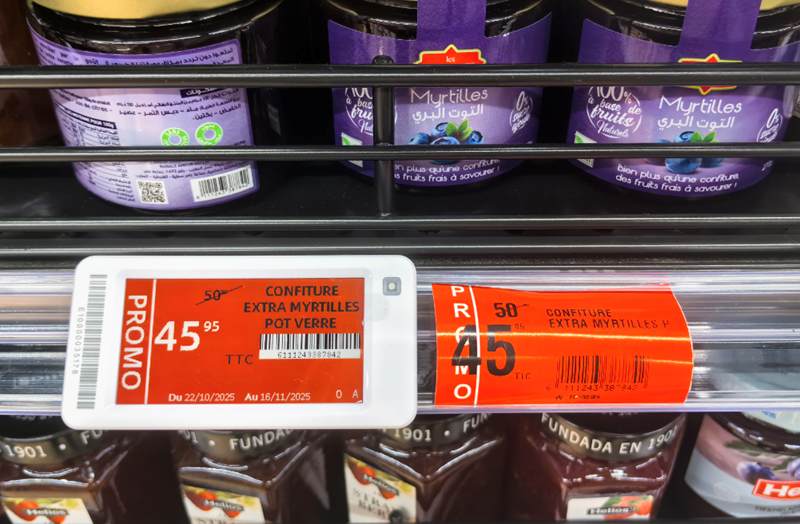 零售电子价签的“风”还是吹到了摩洛哥